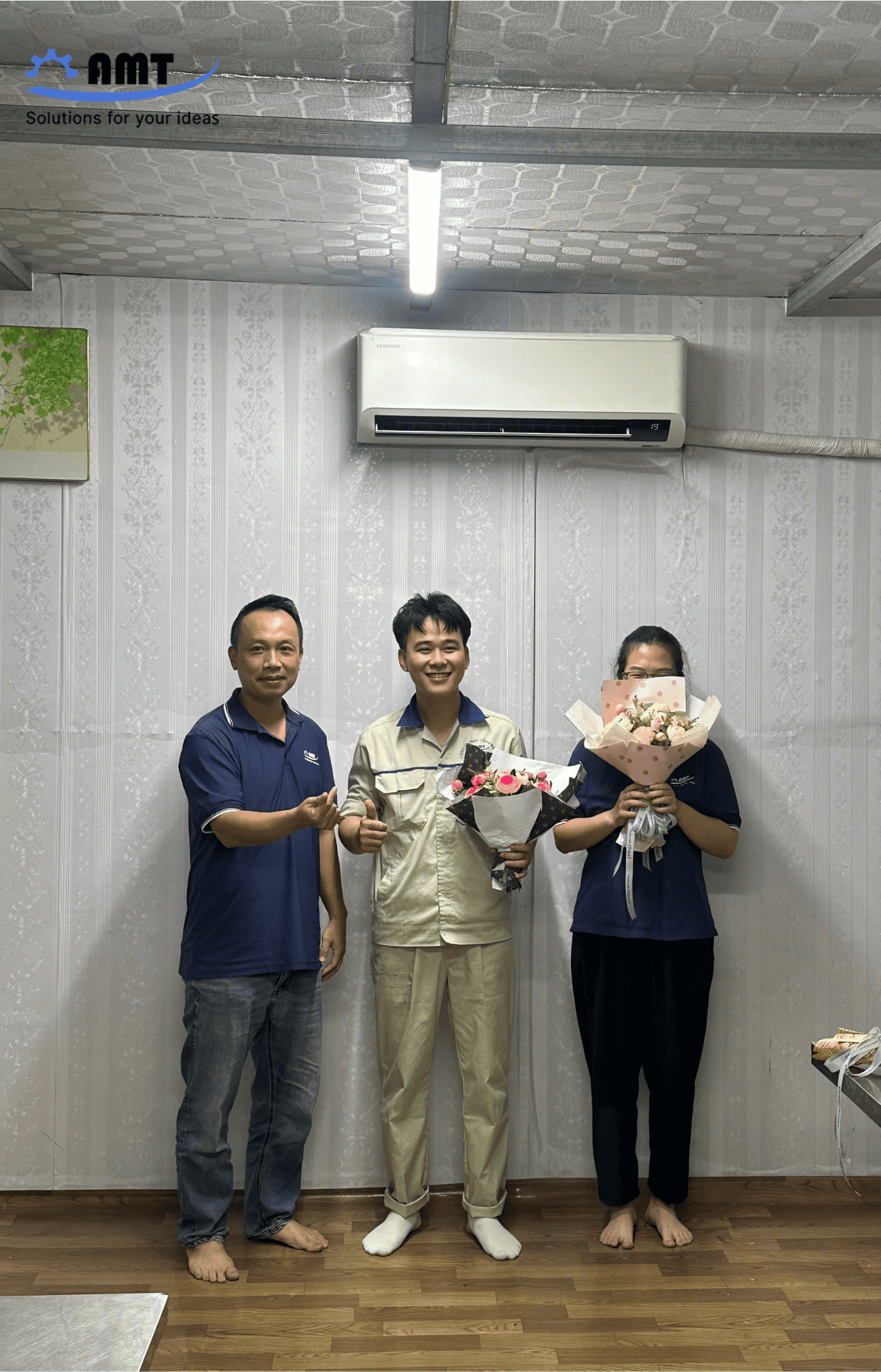 AMT VINA tổ chức sinh nhật tháng 10, gửi lời chúc tốt đẹp đến các thành viên trong công ty.